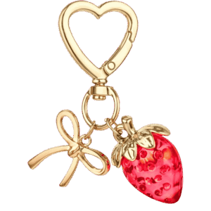 Strawberry bag charms